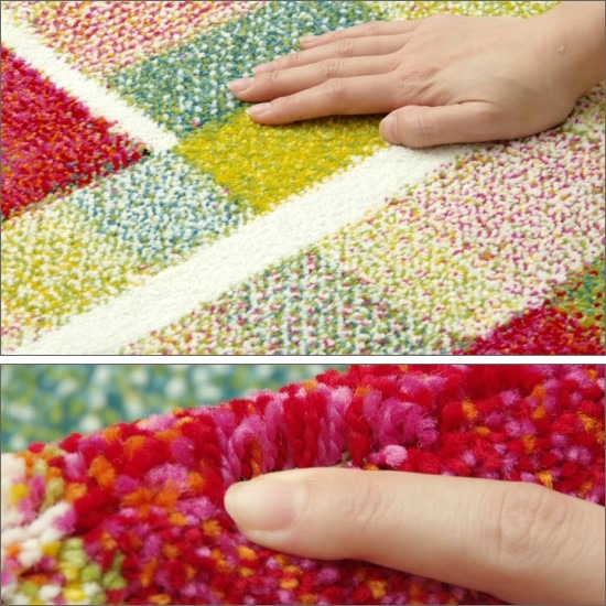 トルコ製 ヴィルトン織り円型カーペットラグ カーペット直径160cm展示