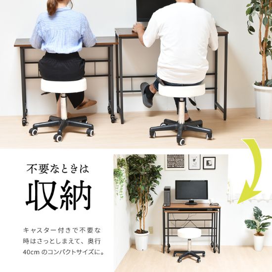 木製 デスク 机 幅90cm L字 リモートワーク パソコンデスク 学習机 文机