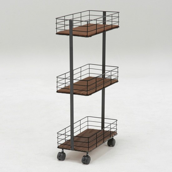 スチールワゴン　アイアンウッドワゴン アイアンウッドワゴン（単品） – 【公式】rugoo CARPET & HOME（ラグー