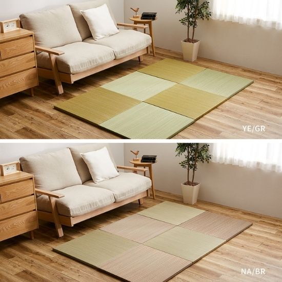 ユニット畳 畳 い草 ラグ 置き畳 滑り止め付き 65×65 お洒落 おしゃれ
