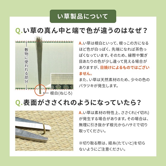 ユニット畳 畳 い草 ラグ 置き畳 滑り止め付き 65×65 お洒落 おしゃれ