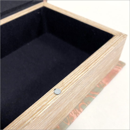 アンティーク ブックボックス X 小物入れ 収納箱 本型 古書型