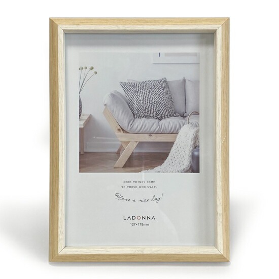 木目調 フォトフレーム 2L判 2L 壁掛け 写真立て ウッド ナチュラル ホワイト 白