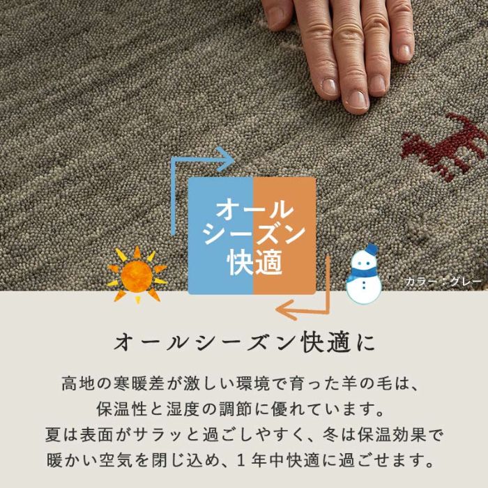 6色から選べる ギャッベ 玄関マット 50×80cm GABBEH ギャベ ドアマット