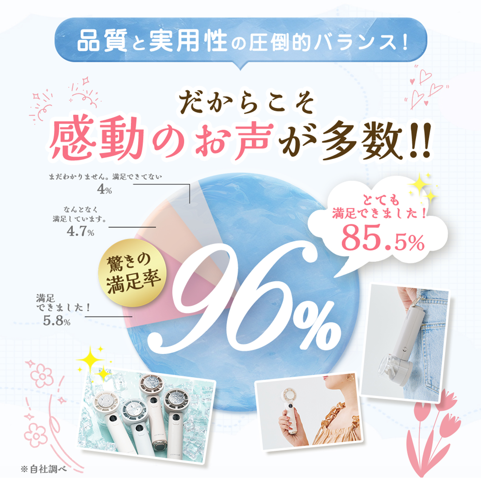 ハンディファン 扇風機 2026 冷却プレート...の詳細画像4