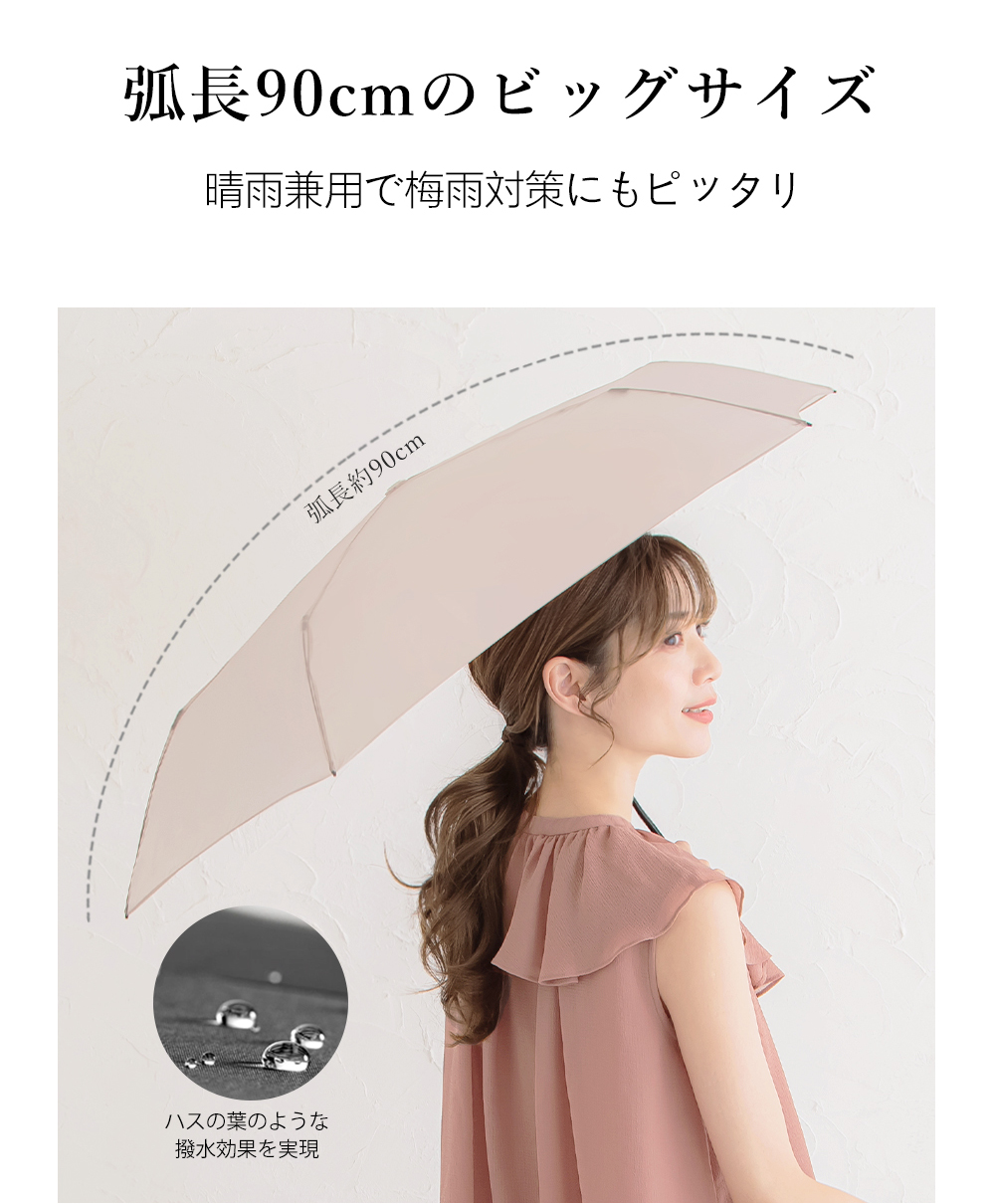 雨傘 折りたたみ 超軽量雨傘 79g 晴雨兼用 頑丈 撥水 5本骨 メンズ レディース雨傘 可愛い cicibella 防災 雨傘 無地 プレゼント シシベラ | CICIBELLA | 08