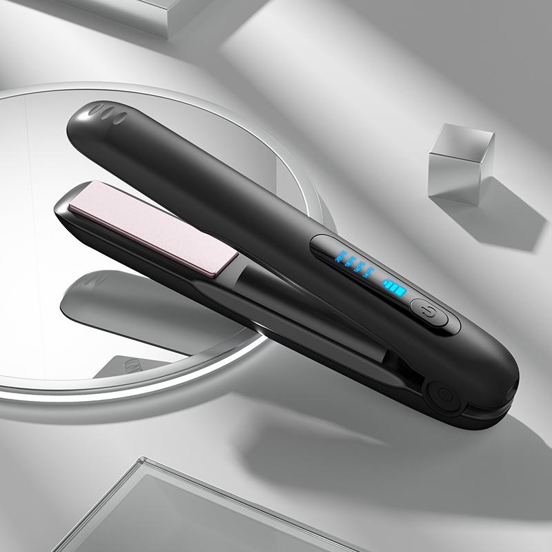 ヘアアイロン コードレス ストレート＆カール 2Way ミニ カール アイロン 2023最新 LCD液晶 USB充電 ４段温度調節 急速加熱 携帯 旅行用 おすす｜cicido｜03