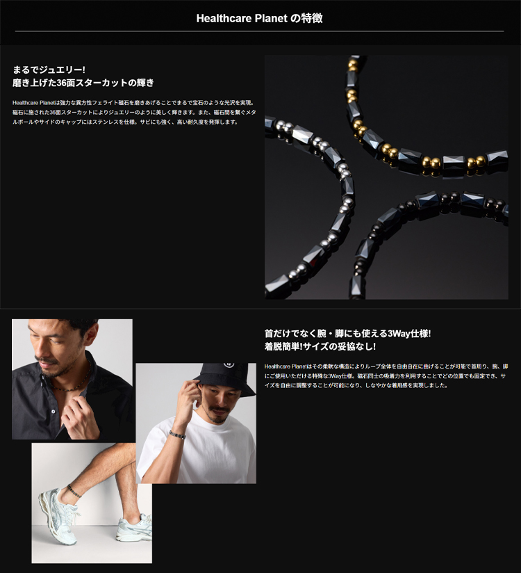 BANDEL（バンデル） 磁気ネックレス Healthcare Planet ヘルスケア