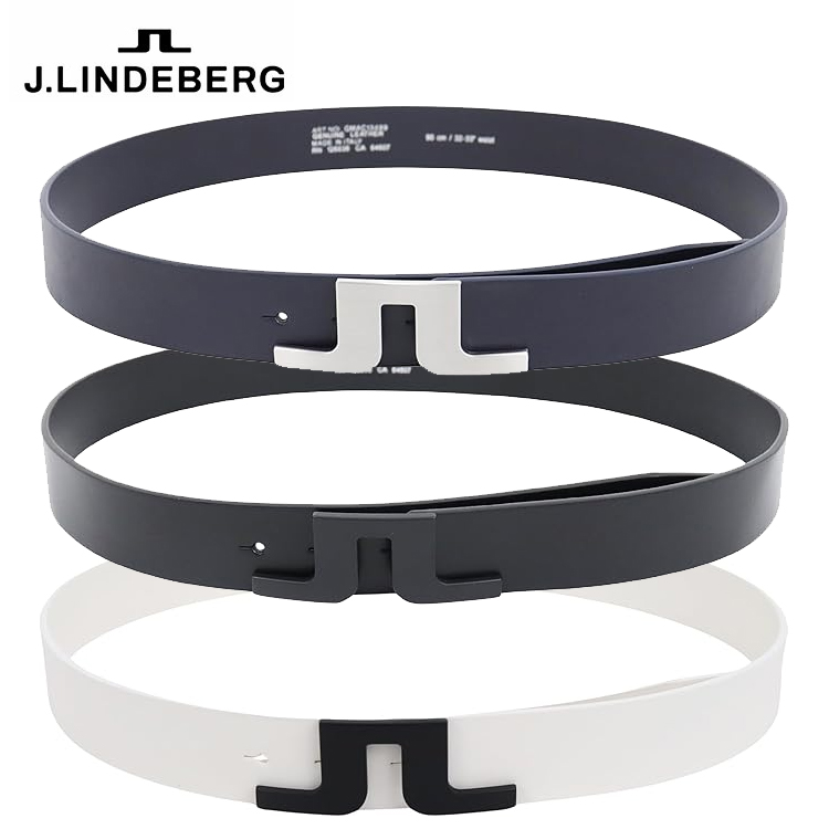 J.LINDEBERG（ジェイリンドバーグ） 牛革 本革ベルト レザーベルト