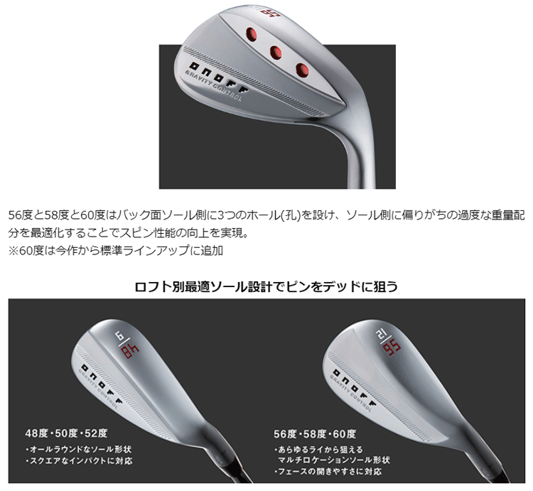 ONOFF（オノフ） 日本正規品 2024年モデル ONOFF FORGED WEDGE