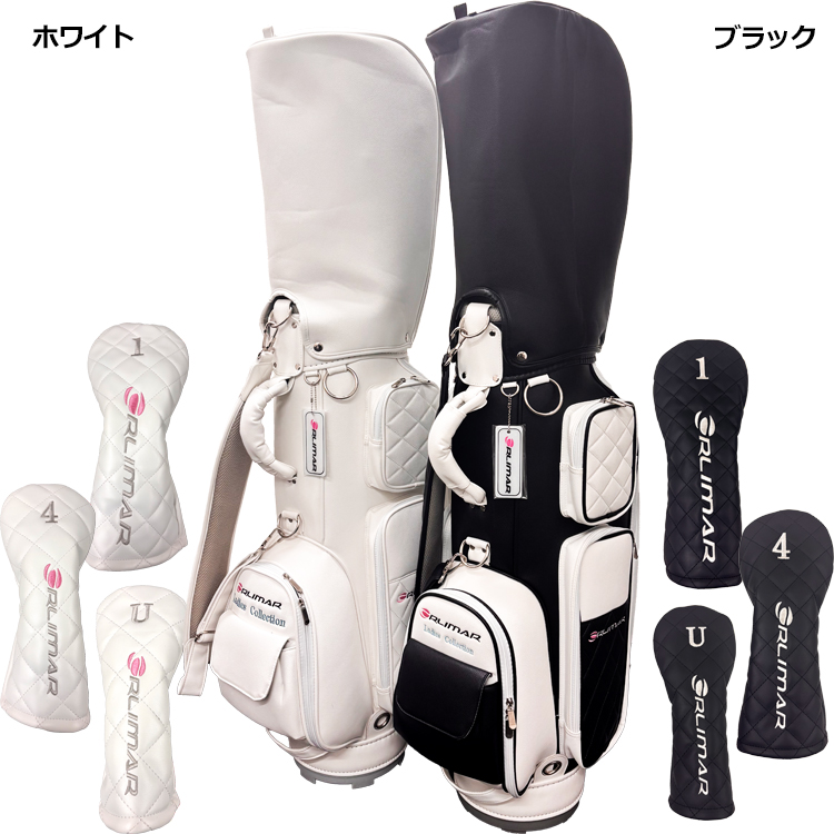 ⭐レディースORLIMARキャディバッグ、ゴルフクラブ未開封ラップ付き8本セット ORLIMAR（オリマー） ゴルフ ORLIMAR TRI-SPORTS レディース ゴルフ