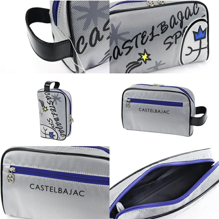 CASTELBAJAC SPORT カステルバジャック エナメル調切替 家紋ロゴ