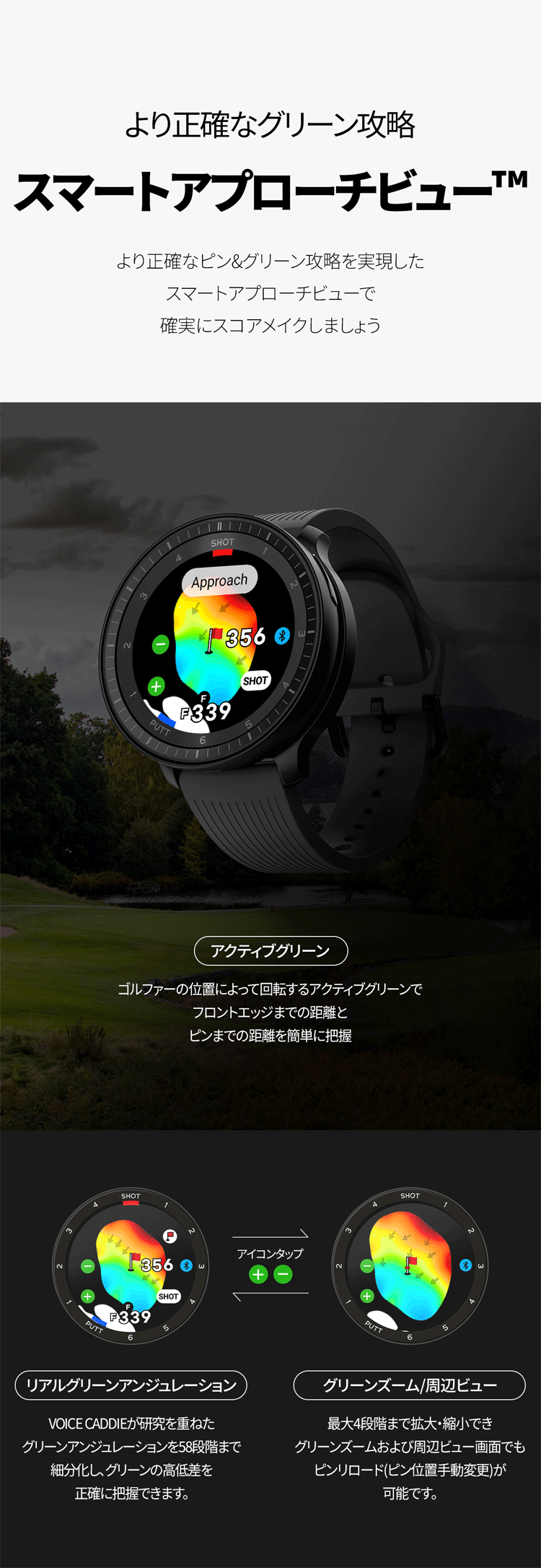 VOICE CADDIE（ボイスキャディ） T-Ultra 腕時計タイプ GPSゴルフナビ