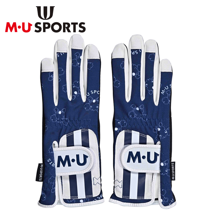 MU SPORTS MUスポーツ レディース キャラクター 総柄パーツ使い 両手