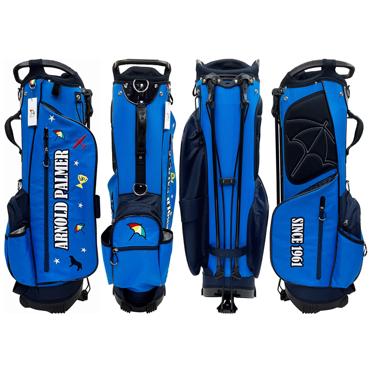 【新品】アーノルドパーマー APCB-27S キャディバッグ 9.0型 ネイビー Arnold Palmer（アーノルドパーマー） 日本正規品 軽量 スタンド式