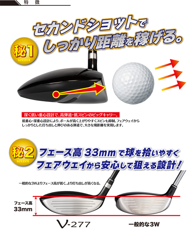 Lynx（リンクス） PARALLAX パララックス V-277 フェアウェイ