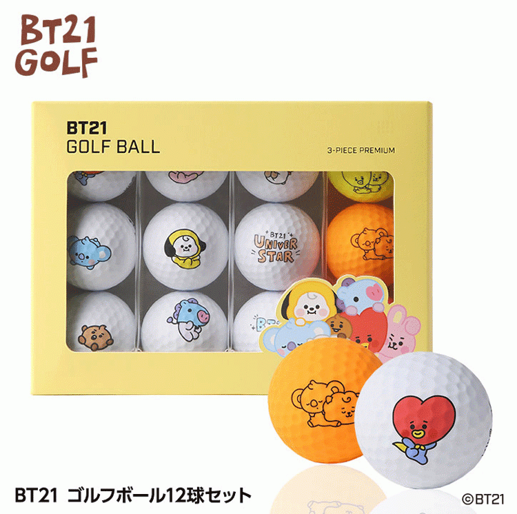 Lynx（リンクス） BT21 BABY Golf ゴルフボール 12球セット【Ly