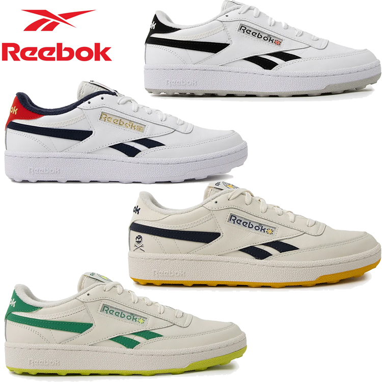 超美品ニューバランス WOMEN'S スパイクレス ゴルフシューズ 25.5cm Reebok（リーボック） ゴルフ シューズ CLUB C GOLF REVENGE クラブ