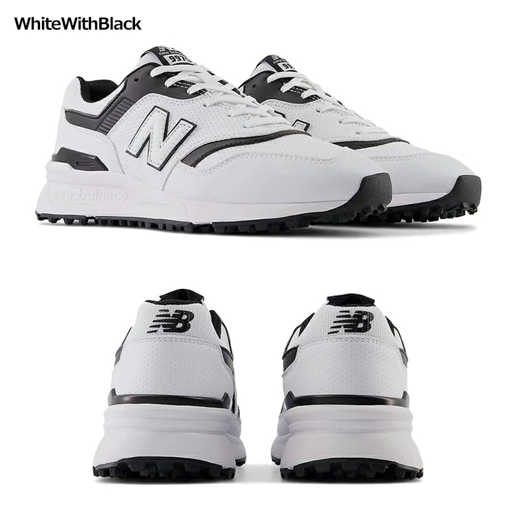 【美品】NEW BALANCE 997 SL スパイクレス ゴルフシューズ ① NEW BALANCE ニューバランス スパイクレス ゴルフシューズ 997