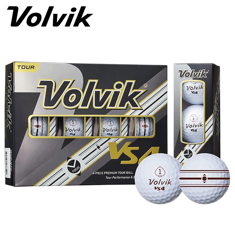 Volvik 2022年モデル VS4 1ダース（12球）【VOLVIK】【ボルビック】【V