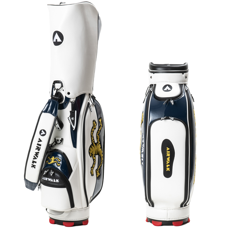 新品 AIRWALK GOLF エアーウォーク キャディバッグ WH AIRWALK（エアウォーク） AIR WALK GOLF ゴルフ 9.0型 キャディバッグ