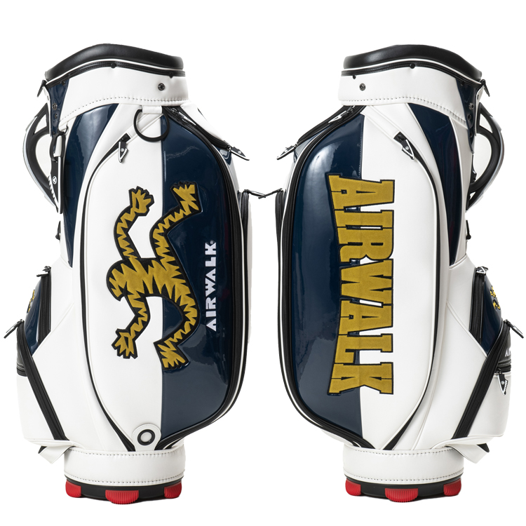 新品 AIRWALK GOLF エアーウォーク キャディバッグ WH awcb01-5.jpg