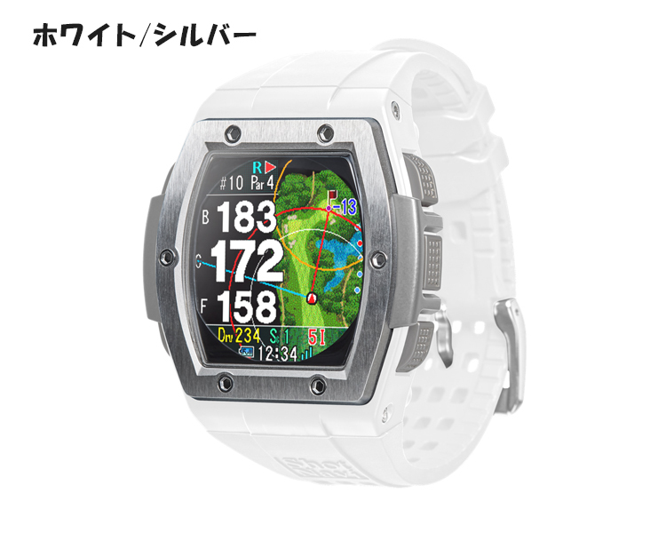 ShotNavi（ショットナビ） ゴルフ Crest クレスト 腕時計型 GPSナビ