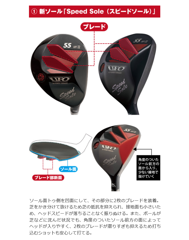 キャスコ UFO Speed スピード レディースパワートルネード U44（L） kasco（キャスコ） ゴルフ ユーフォー スピード by パワートルネード