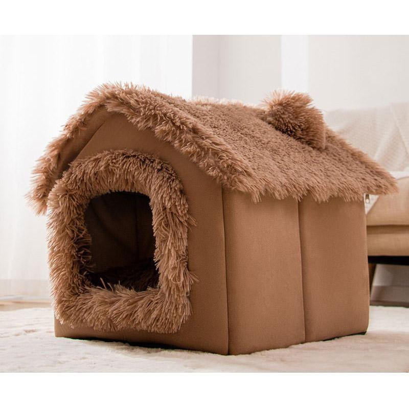 送料無料 犬 猫 PET HOUSE ペットハウス 折りたたみ 犬ハウスドーム型 室内用 ドーム型 ペットベッド 冬 暖かい 洗えます 小型犬 犬小屋 おしゃれ｜ciemelstore2｜09