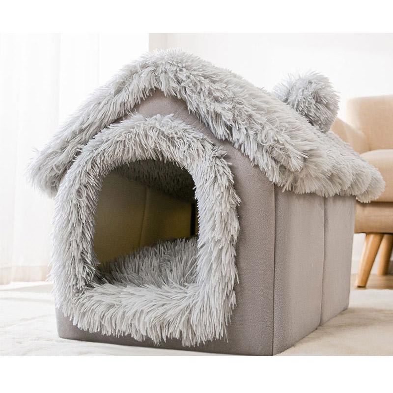 送料無料 犬 猫 PET HOUSE ペットハウス 折りたたみ 犬ハウスドーム型 室内用 ドーム型 ペットベッド 冬 暖かい 洗えます 小型犬 犬小屋 おしゃれ｜ciemelstore2｜08