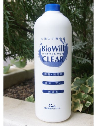 バイオウィル クリア ペット用消臭剤 1000ml 詰替用 BioWill Clear