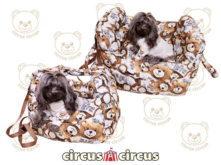 犬のキャリーバッグ 秋 冬 Toy Bear Drive Easy Carry circus circus サーカス サーカス : ccb-0059  : ドッグウェアのCIERA - 通販 - Yahoo!ショッピング