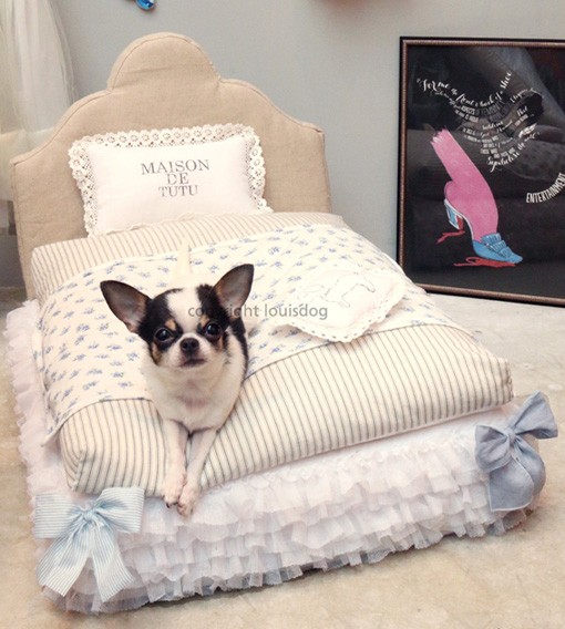 犬のベッド ルイスドッグ French Bed Linen LouisDog : ドッグウェアの
