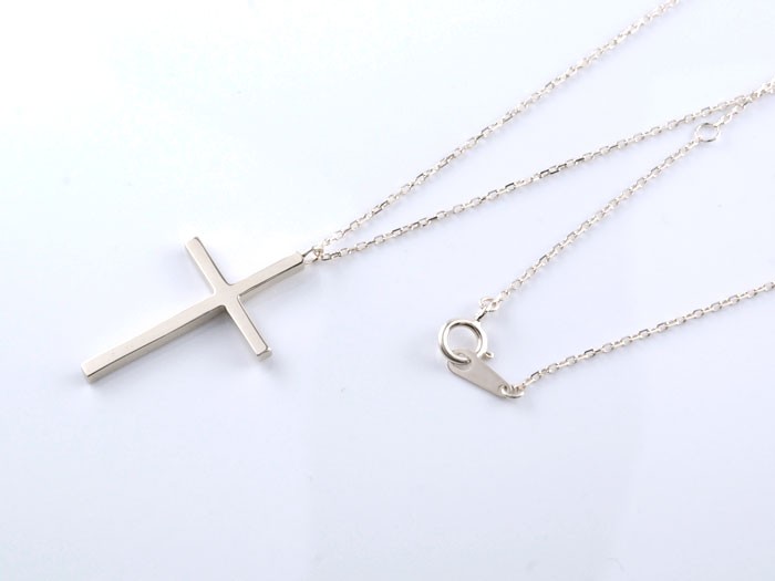 K18 クロスモチーフネックレス ネックレス レディース 18金 クロスネックレス k18 18k イエロー