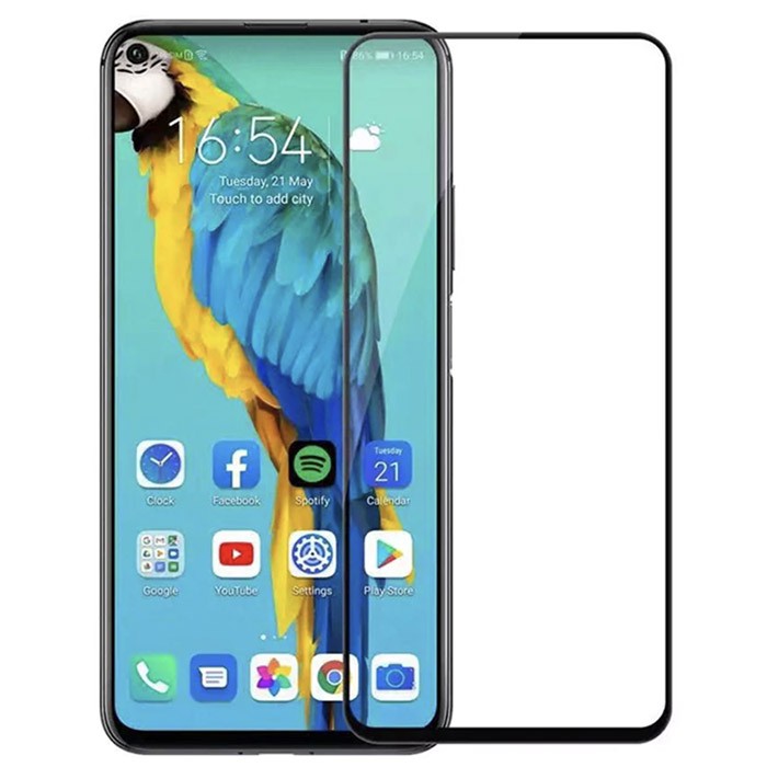 HUAWEI nova 5T フルカバー フィルム 日本旭硝子 硬度9H 耐衝撃