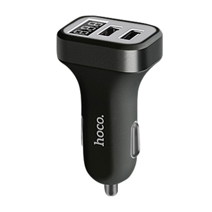 iPhoneX iPhone8/8Plus LED表示 車載充電器 2ポート シガーソケット