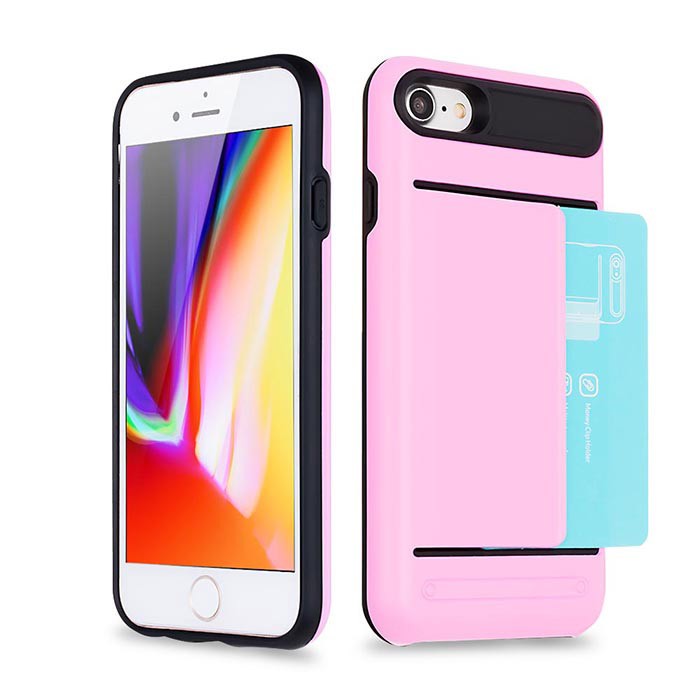 iPhone XR iPhone8ケース クリップ式 ICカード カード収納 iPhoneXS