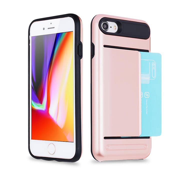 iPhone XR iPhone8ケース クリップ式 ICカード カード収納 iPhoneXS