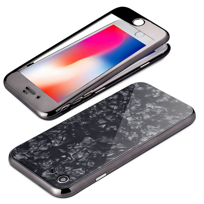 iPhone ケース iPhone8 iPhone7 plus iPhoneXR 360度 フルカバー