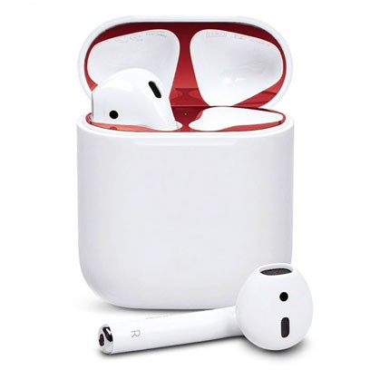AirPods ステッカー シール 内側 エアポッズステッカー メタリック