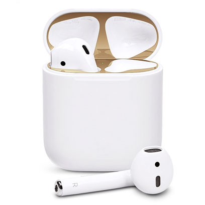 AirPods ステッカー シール 内側 エアポッズステッカー メタリック