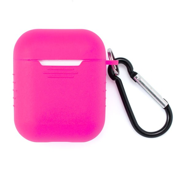 ❄️☘️ Air Pods ケース 赤 レッド カラビナ付き 充電穴あり AirPods 第3世代 ケース カバー ハイブリッド PU＋PC カラビナ