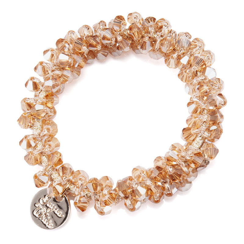 ヘアアクセサリー ヘアゴム ビジュー ビーズ クリスタル パール クリア