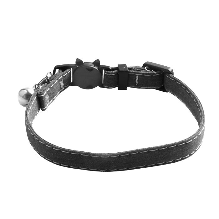 リボン 可愛い 猫用首輪 猫 首輪 安全バックル リード穴付き 猫型