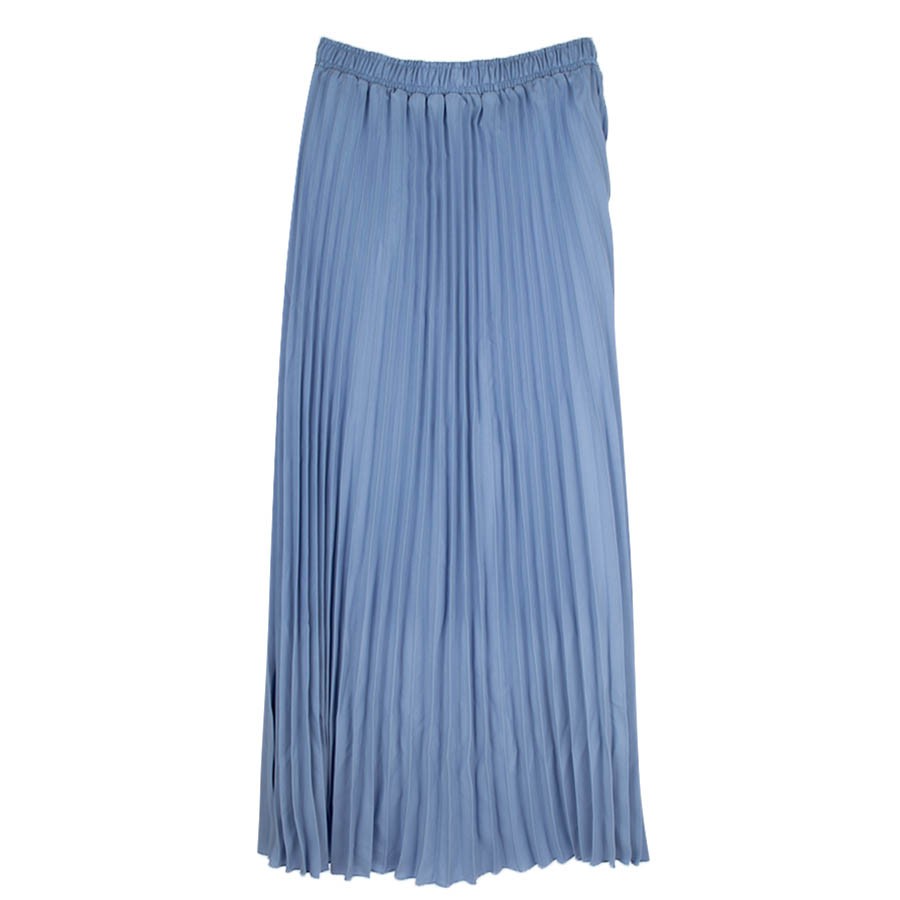 フレアスカート プリーツスカート マキシスカート 無地 スカート