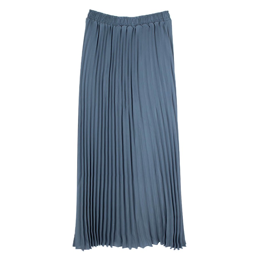 フレアスカート プリーツスカート マキシスカート 無地 スカート