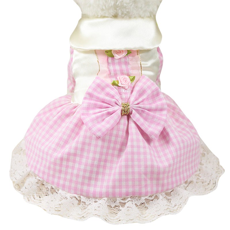 犬服 ドッグウェア スカート 犬用 犬用品 犬 ドレス 女の子 ドッグドレス おしゃれ 可愛い ペット服 リボン ギンガムチェックドレス Cinc Y 1298 Cinc Shop ヤフーショッピング店 通販 Yahoo ショッピング