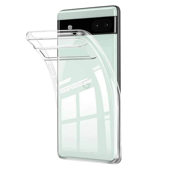Google Pixel 6a ケース クリア 透明 カバー TPU Pixel6a 無地