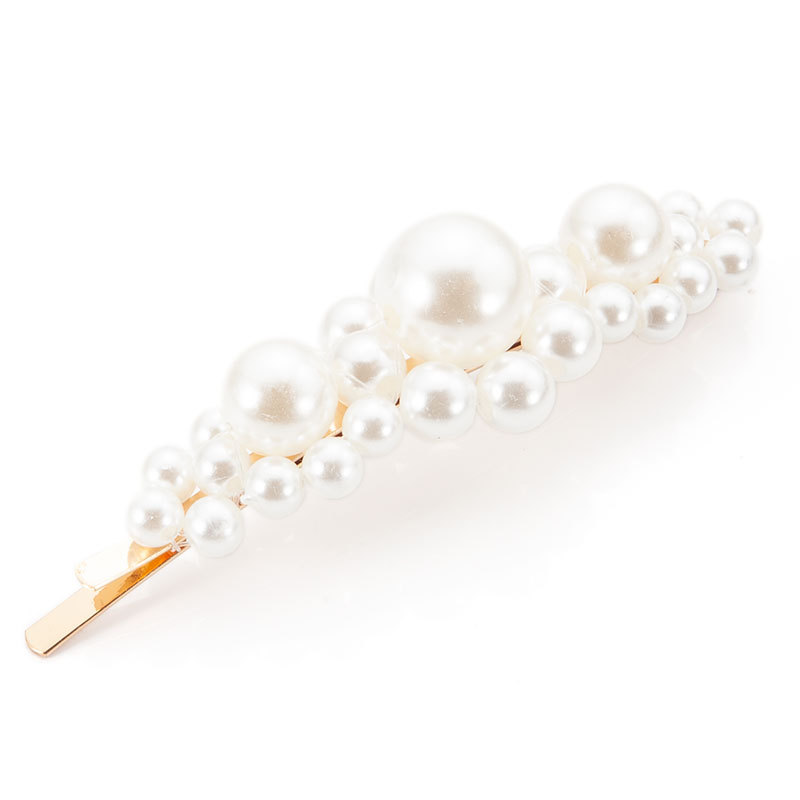 ヘアアクセサリー ヘアアクセ パール ヘアクリップ クリップ ライン