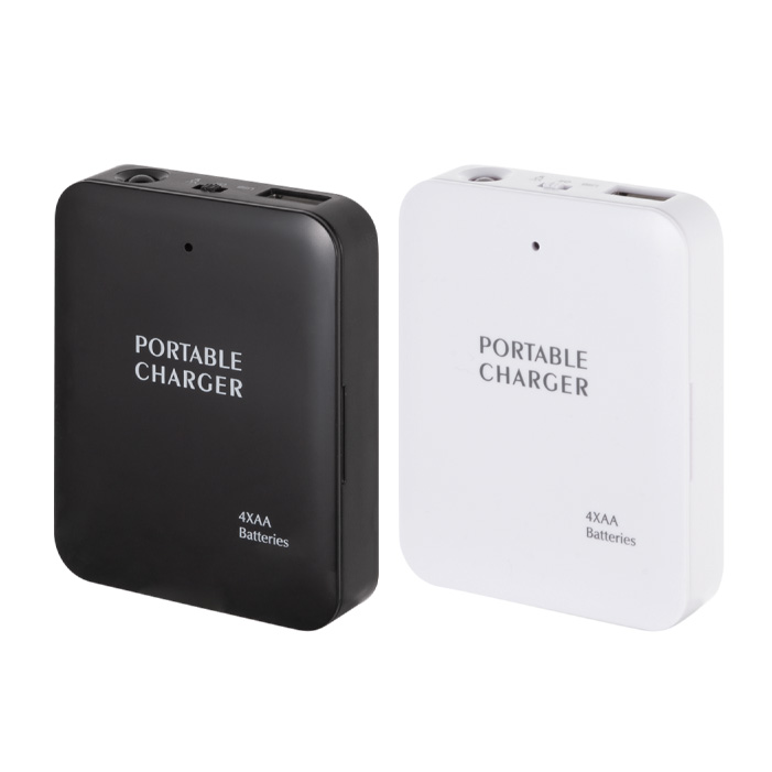 モバイルバッテリー 乾電池式 防災グッズ 乾電池 2個セット スマホ充電
